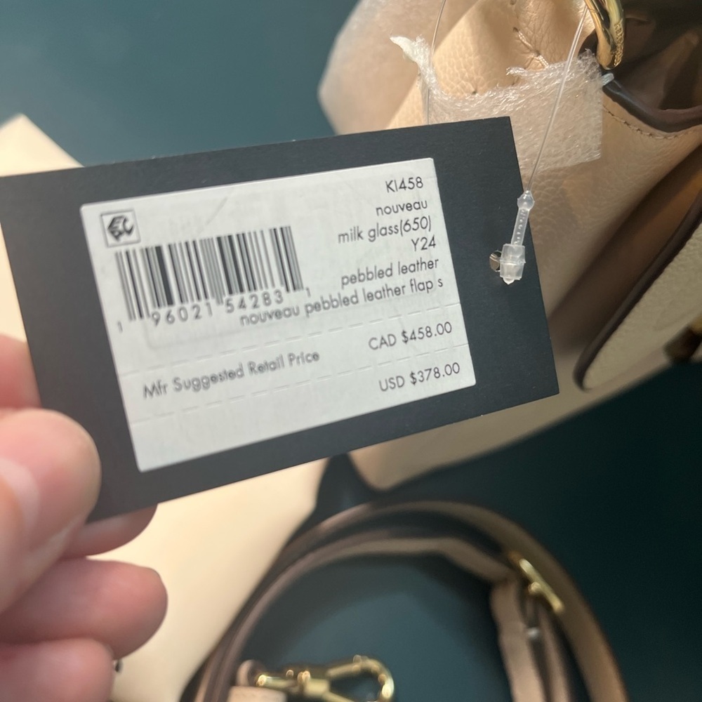 NWT Kate Spade Nouveau Pebbled Leather Flap Bag - Picture 14 of 16